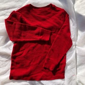 Cat & Jack Red Long Sleeve Tee